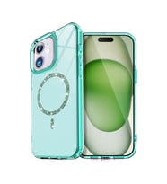 iPhone 11 Live Diamond Magsafe Kapak - Yeşil