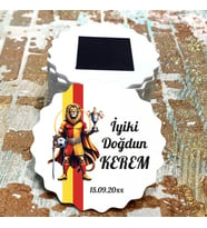 Magnet Hediyelik -Taraftar Galatasaray Aslan Temalı Magnet