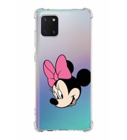 Samsung Galaxy Note 10 Lite  Köşe Korumalı Antişok Kapak Minnie Mouse Tasarımlı Şeffaf  Kılıf