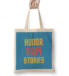 HONOR AAPI STORIES Bez Çanta Uzun Saplı