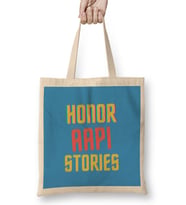HONOR AAPI STORIES Bez Çanta Uzun Saplı