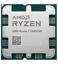 AMD RYZEN 5 7500X3D 102MB 12çekirdekli O/B UHD AM5 65w Kutusuz+Fansız