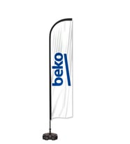 Beko Logolu Yelken Bayrak Set