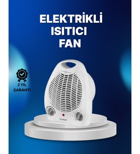 Mini Elektrikli Isıtıcı – 2000W Güç, Fanlı Isıtma, 3 Isı Modu