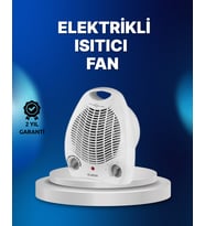 Mini Elektrikli Isıtıcı – 2000W Güç, Fanlı Isıtma, 3 Isı Modu