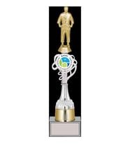 ODAK KUPA - Figürlü Kupalar - Judo / Karate Figürlü Kupalar FG-036 B - 41 cm