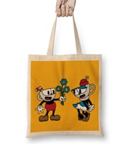 Cuphead meets Teacuphead Bez Çanta Uzun Saplı