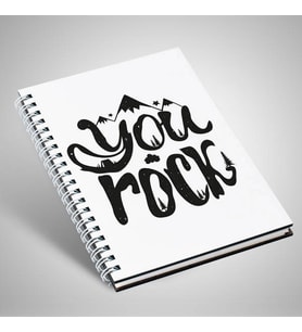You Rock Motto Defter