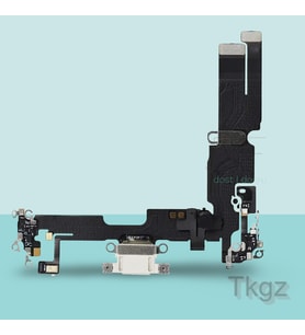 Apple İphone 14 PLUS Full Şarj Soketi Filmi FLEX (BEYAZ)