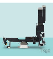 Apple İphone 14 PLUS Full Şarj Soketi Filmi FLEX (BEYAZ)