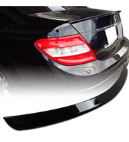 Mercedes C Class W204 AMG Bagaj Üstü Spoiler Abs Plastik Parlak Siyah