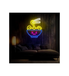 Noodle Şekilli Neon Tabela