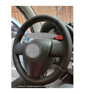 Citroen C2 Araca Özel Deri Direksiyon Kılıfı (DÜZ)