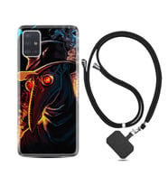 Samsung a71 A72 A73 A7 A9 2018 C7 C9 Kılıf Boyun Askılı Silikon Karga 1616