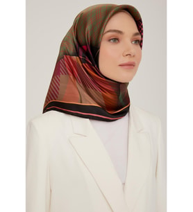 Saf İpek Eşarp (Nostalji Sura) (S) 8819D -05