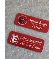 ECZANE ECZACI YAKA KARTI 5 Lİ SET İĞNELİ