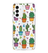 PrintiFy Samsung Galaxy A05s ile Uyumlu 1mm Slim Fit Water Color 4 Baskılı Şeffaf  Kılıf