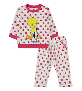 Tweety Puan Empirme 6-18 Ay 2'liTakım - Ekru