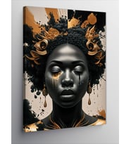 Kanvas Tablo Afro Amerikalı Kadın