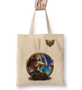 Leona LoL League Of Legends Bez Çanta Uzun Saplı
