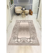 Modern Desenli Dijital Baskı Kaymaz Taban Halı H0735