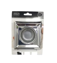 YAKUT PASLANMAZ KARE LAVABO SÜZGEÇİ 9CM