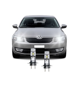 SKODA OCTAVIA (2013-2017) LED KISA FAR AMPULÜ H7 Mini Led 2'li Set