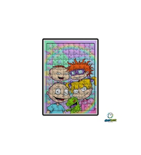 Ghostbastır Design Rugrats 99 Parça Ayaklı Puzzle – Dekoratif Çocuk Yapbozu 0185