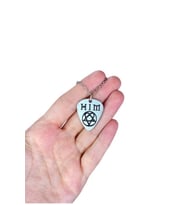 HIM Heartagram Rock Müzik Grubu Pena Kolye - Gümüş Kaplama ve Kaliteli Tasarım