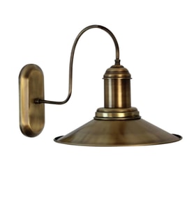 RİOLİGHT RETRO ESKİTME METAL APLİK (Siyah - Beyaz)