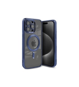 Apple İphone 15 Pro Kılıf Kross Magneticsafe Kapak - Lacivert