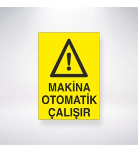 Makine Otomatik Çalışır 21x28 Arkası Yapışkanlı Levha