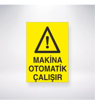 Makine Otomatik Çalışır 21x28 Arkası Yapışkanlı Levha