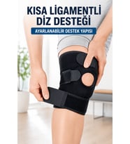Ayarlanabilir Kısa Ligamentli Dizlik Açık Diz Kapağı Spor ve Günlük Kullanım