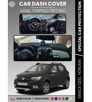 DACIA SANDERO STEPWAY (2015-2021) Torpido Örtüsü Ön Göğüs Koruma Tam Uyum Kaymaz Kolay Montaj
