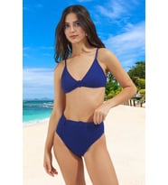 Tasarım Bikini Takımı Yaz Koleksiyonu Şık Detaylı Hızlı Kuruyan UV Korumalı Klora Dayanıklı