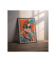 Dekoratif Çerçevesiz Poster Pop Art Adam Çerçevesiz Tablo