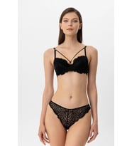 Pierre Cardin Lingerie 4886 Kadın Soft Push Up Dantelli Sütyen Takım