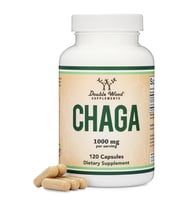 Double Wood Chaga Mushrooms 120 Capsules 1,000mg.Abd Menşei.