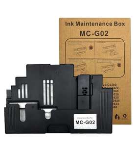 CANON Mc-g02 G Serisi G1460 uyumlu Atık Kutusu,  (Siyah-Gri)