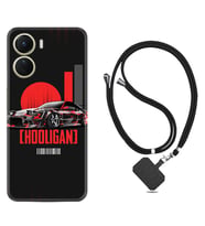 Vivo Y16 Kılıf Silikon Boyun Askılı İpli Desenli Silikon Hooligan 1636