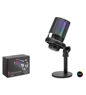 Profesyonel Rgb Mikrofon 192 Khz / 24 Bit Kondenser Kayıt Seti Type-C - Siyah ME6SB