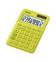Casio MS-20UC-YG 12 Hane Sarı Masa Üstü Hesap Makinesi
