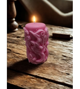 RÜWÜZEL PEMBE Vintage Desen Soya Mum