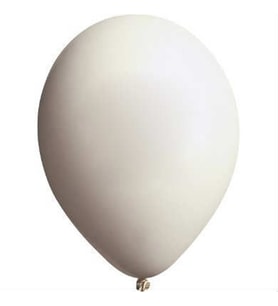 Gemar Beyaz Renkli Balon 26cm - 20 adet