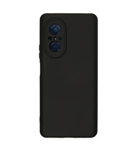 Huawei Nova 9 Se Kılıf Nano İçi Kadife Silikon - Siyah