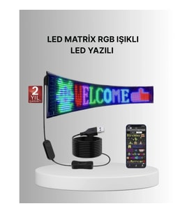 Mey İthalat® Gece Kullanıma Uygun Pixel RGB LED Panel Estetik Atmosfer Işığı