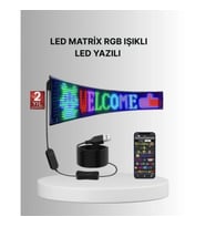Mey İthalat® Gece Kullanıma Uygun Pixel RGB LED Panel Estetik Atmosfer Işığı