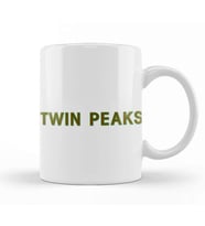 Twin Peaks Logo Plain Kupa Bardak Porselen