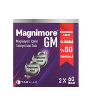 Magnimore GM Magnezyum 2x60 Tablet- 2.si %50 İndirimli